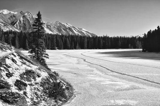 Frozen River Banff National Park - Canada